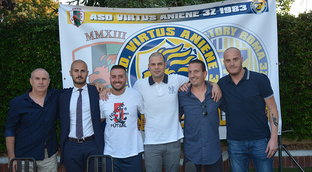 Lo staff tecnico delle giovanili dell&apos;Aniene 3Z