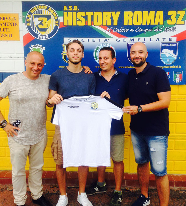 Da sinistra Marco Biasini, Leonardo Mioli, Alessio Bonanni e Alessio Vinci