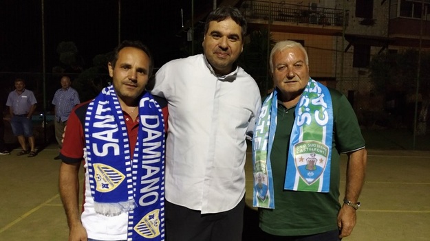 Il presidente Circio, Don Fabio e il presidente Cassetta