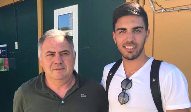 Pezone con Christian Maldini