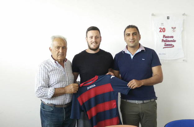 Micheli insieme al ds Di Emma e al vice presidente Gori