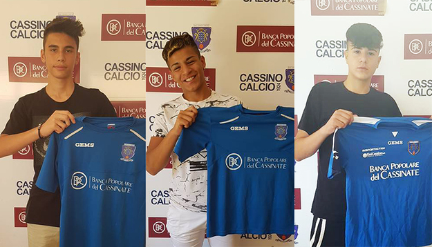 Cassino, i tre nuovi 2002 azzurri