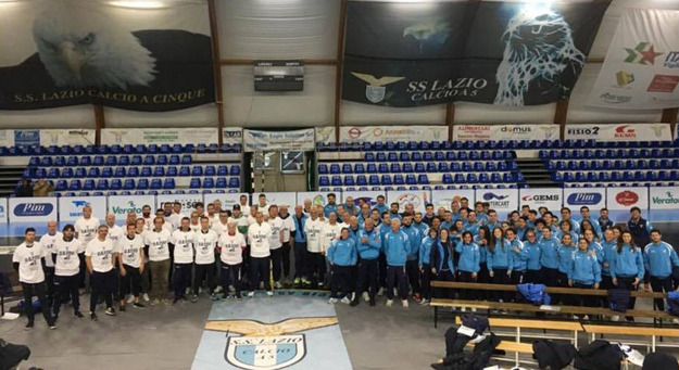Un altro scatto tratto da un Clinic organizzato dalla Lazio