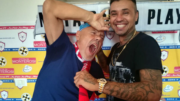 Il Presidente Capponi con Matuzalem
