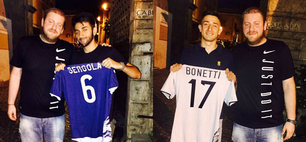 Sergola e Bonetti con Valerio Scaccia