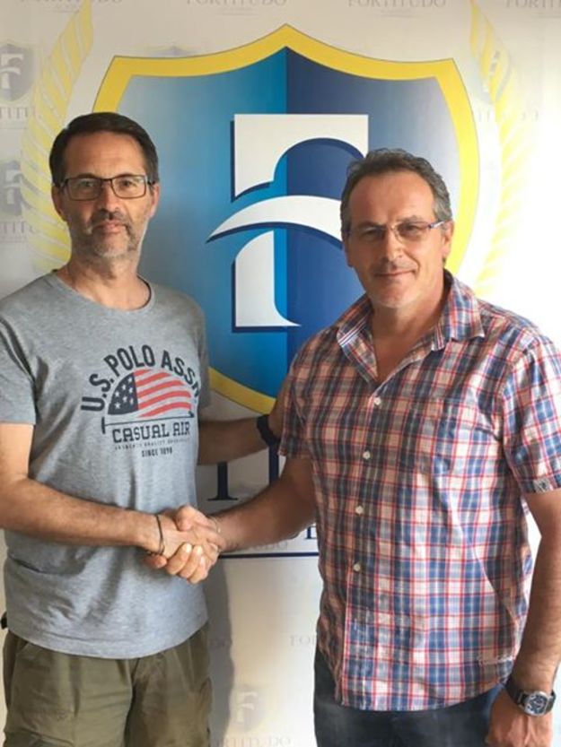 Il dg Bastianelli con Fulvio Barbato