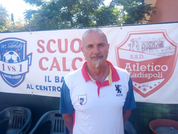 Mauro Scatena, tecnico dell&apos;Atletico Ladispoli (C)GazReg