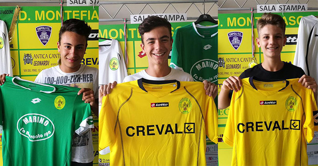 I tre nuovi acquisti del Montefiascone (©Facebook)