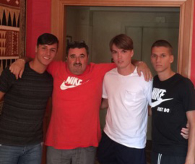 Roberto Matrigiani con i tre nuovi acquisti