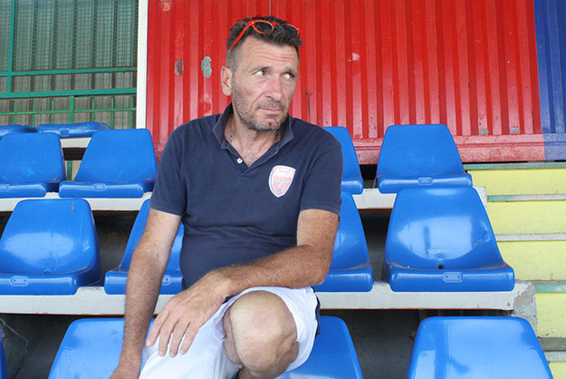 Francesco Salotti in tribuna
