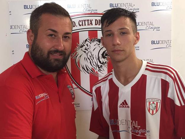 Giorgio Mattone con la maglia del Città di Anagni