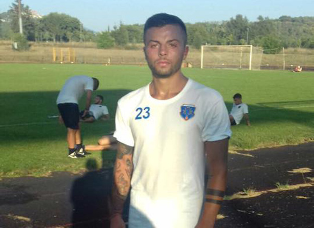 Novelli con la maglia del Cassino