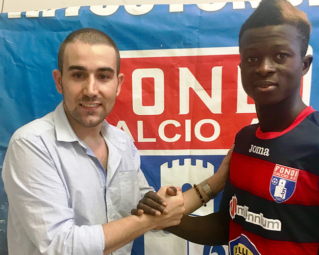 Venditti e il giovane Foudou