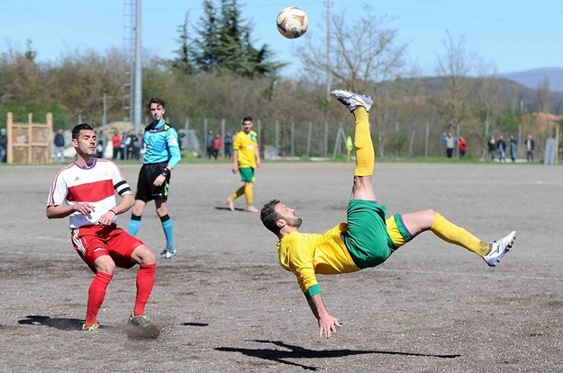 Cingolani, il ginocchio ha fatto crack (foto Rieti Life)