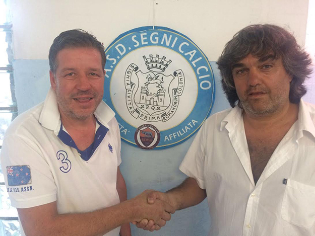 Il presidente Capaldo e il tecnico Ciarlitto