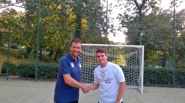 Fioretti con la nuova maglia 