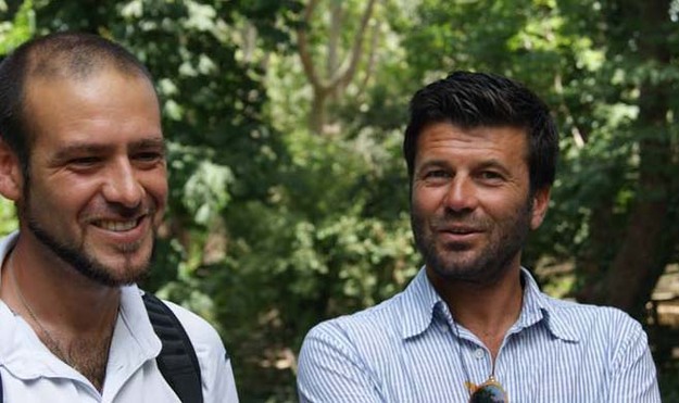 Mister d&apos;Amato con il direttore generale Leonardo (Facebook ©)