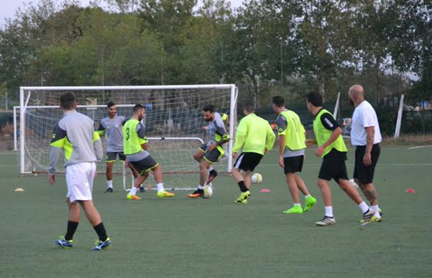 Roma VIII, foto dall&apos;allenamento