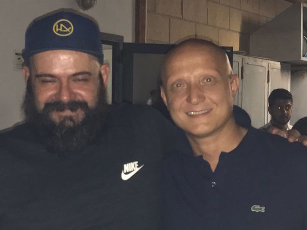 Adrian Di Giusto insieme a D&apos;Angelo