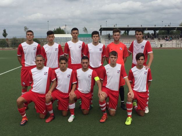 L&apos;Atletico Vescovio prima della gara 