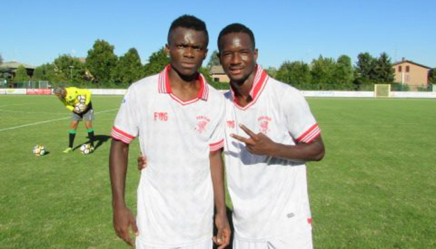 Kouan e Traore a fine gara ©A.C. Perugia Settore Giovanile