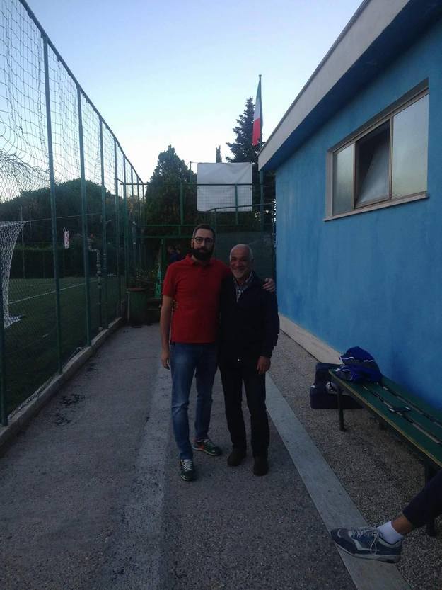 D&apos;Orazio (a sinistra) con mister Marcello Pozz ©GazRegi 