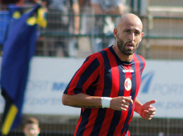 Toscano, qui con la maglia del Ladispoli
