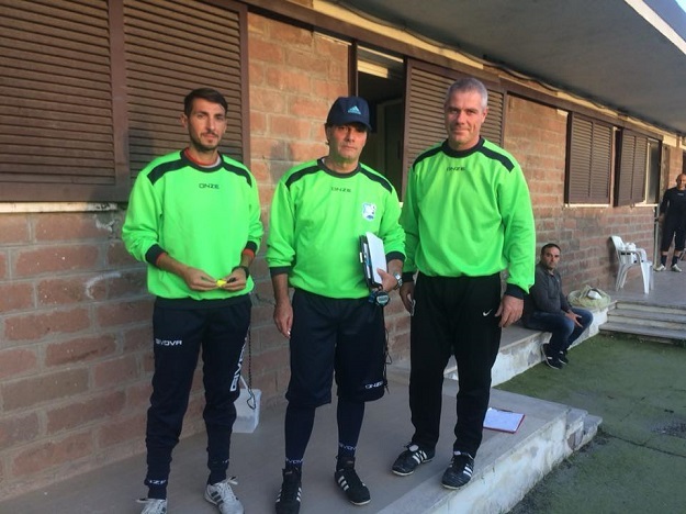 Alvardi (al centro) insieme a Domizzi e Paris