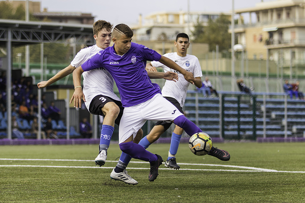 Un&apos;immagine di gioco della gara di domenica contro il Civitavecchia ©Shotsport.it