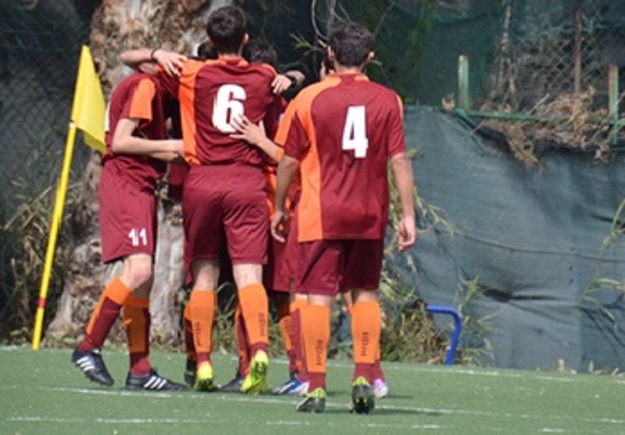 L&apos;esultanza della Romulea dopo il primo gol ©Torrisi