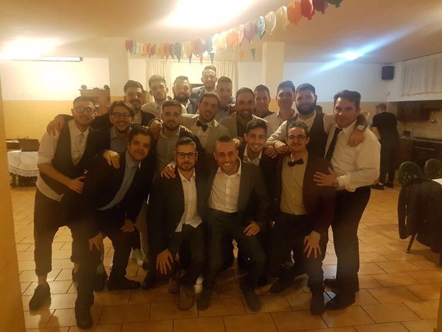 L&apos;Acilia durante la festa di presentazione