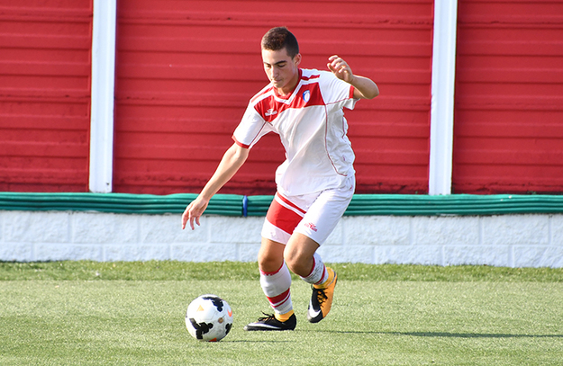 Luciano, difensore goleador della Lodigiani ©Lori