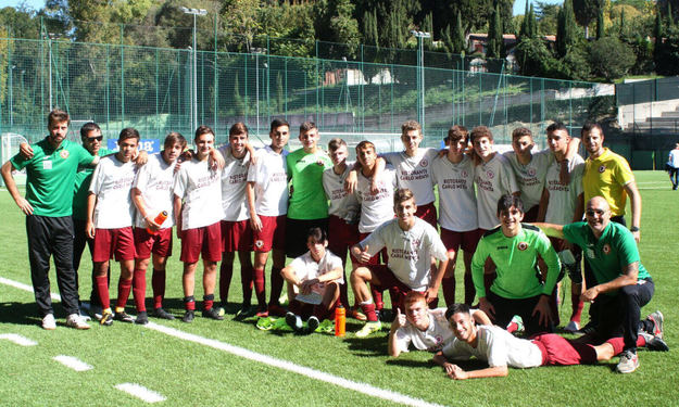 Staff e Allievi Elite del Trastevere Calcio