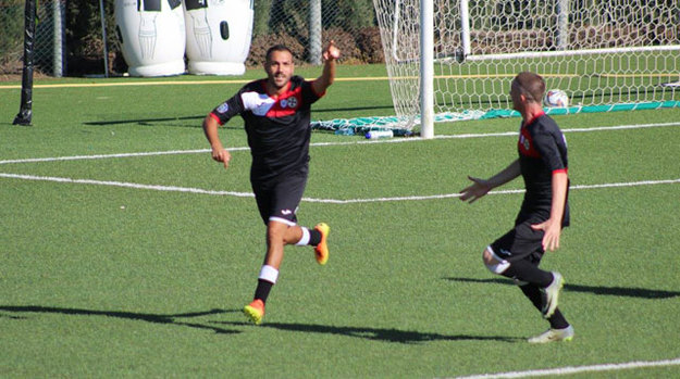 Alessandro Morbidelli esulta dopo un gol (foto Monterosi Calcio)