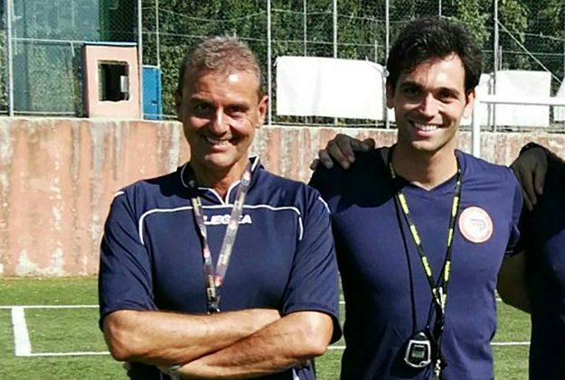Il team manager Ricci e mister Belli ©DeRossi