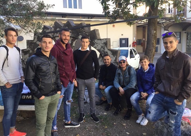 I ragazzi dell&apos;Audace presenti agli Studios