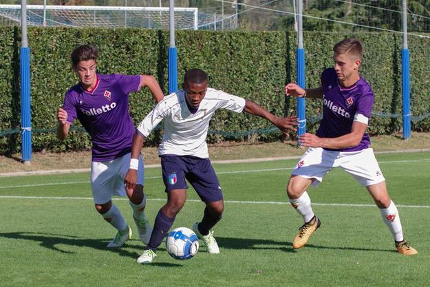 Il romanista Greco, suo l&apos;assist per l&apos;1-0 ©figc.it