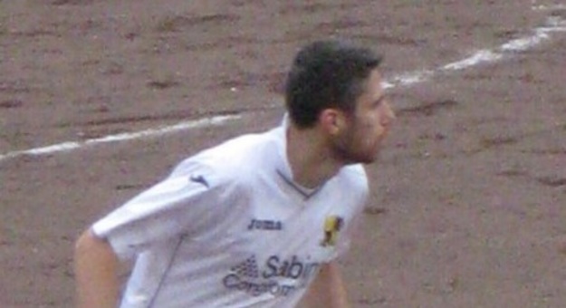 Ceccarelli con la maglia del La Sabina
