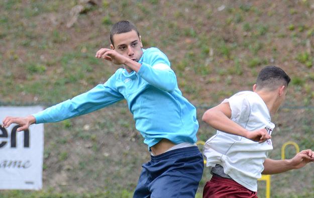Fabio Veneziani, bomber della Polisportiva Carso © Torrisi