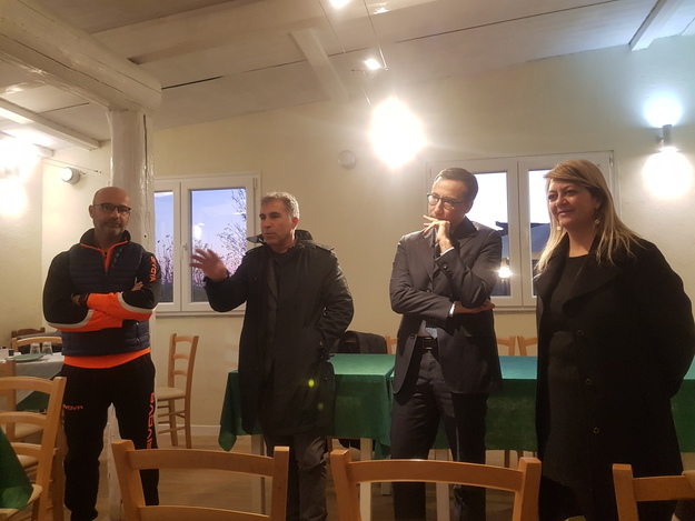 Da sinistra: Iodice, Totonelli, Monnanni e Chiovelli