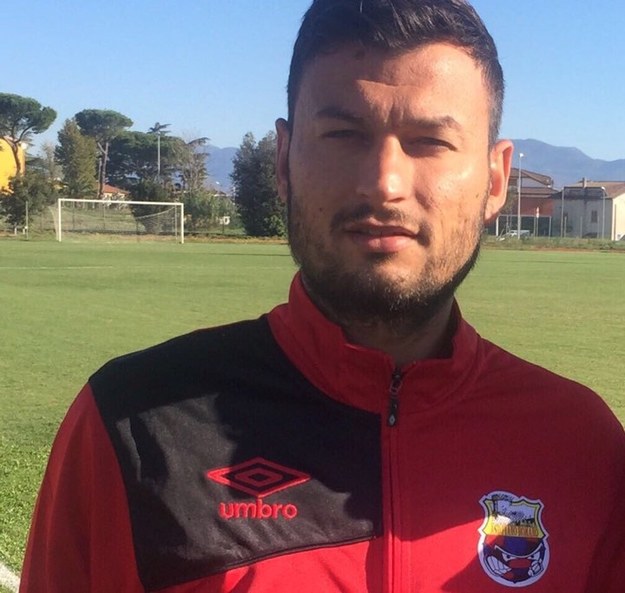 Angelo Pangrazi con i colori del Fiano Romano