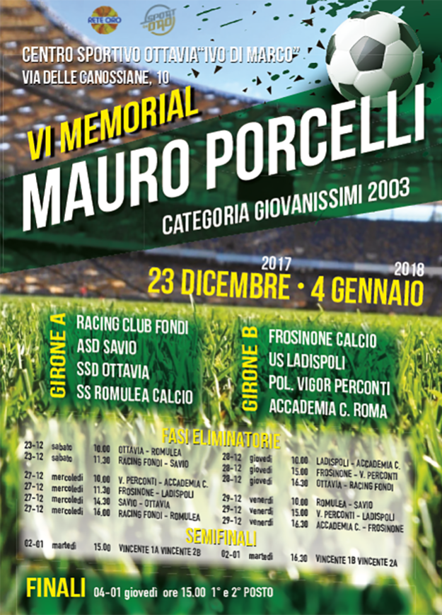 La locandina del torneo