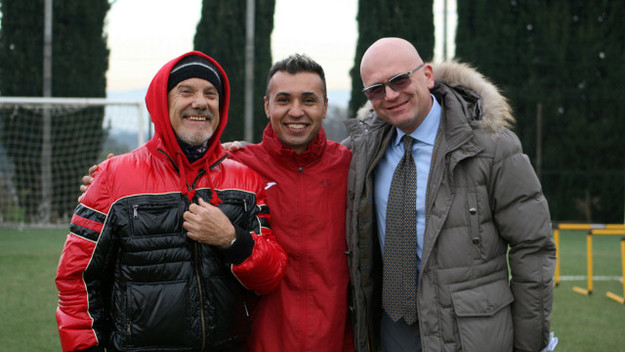 Da sinistra a destra: Capponi, Matuzalem, Conte