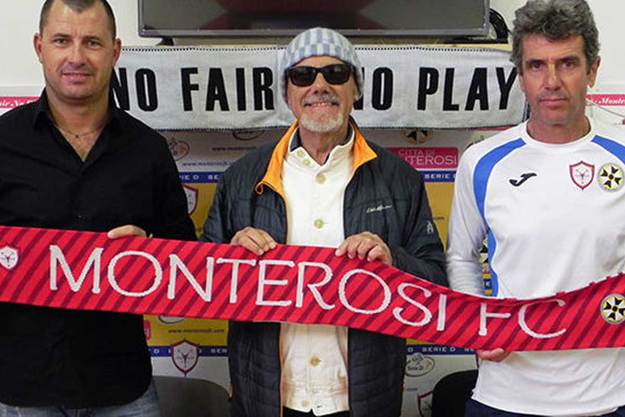 Da sinistra a destra Prosia, Capponi e Perrone (@MonterosiFC)
