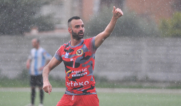 Delgado esulta dopo aver segnato il gol vittoria ©Del Gobbo