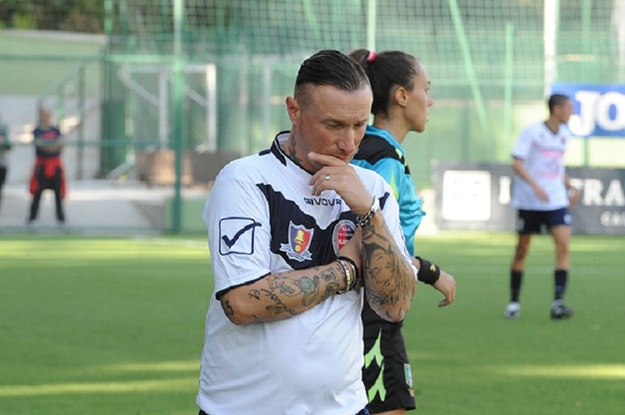 Il tecnico del Flaminia Calabresi (©Del Gobbo)