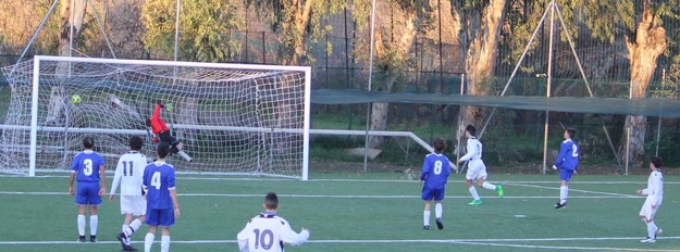 Il goal della vittoria con il Leocon