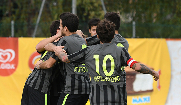 Esulta l&apos;Atletico Vescovio ©Lori