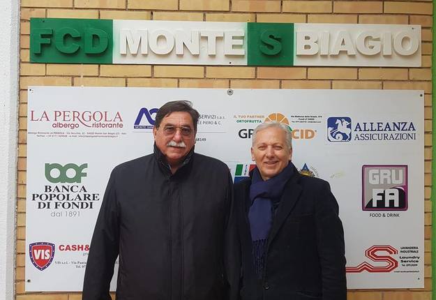 Carlo Magliozzi e il pres. Alessandro Maddaluna @MonteSanBiagio