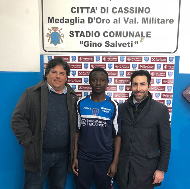 Cassino, presentato l&apos;ultimo acquisto
